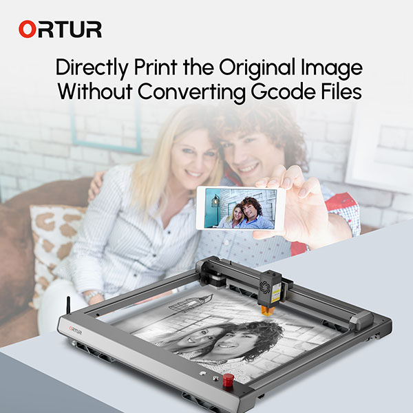 Take a photo and enjoy engraving directly