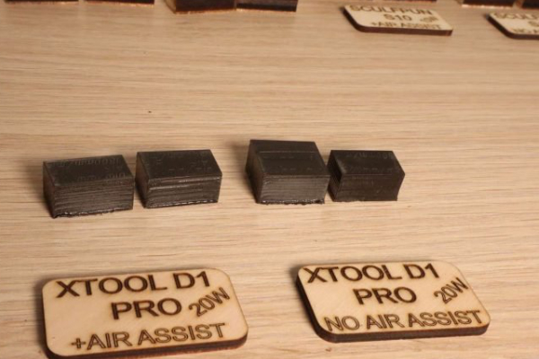 How Does Air Assist Help With Laser Cutting? SCULPFUN S9/S10 vs. XTOOL D1 PRO Tested 15