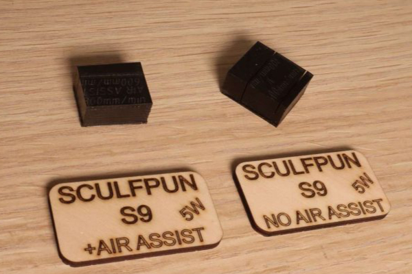 How Does Air Assist Help With Laser Cutting? SCULPFUN S9/S10 vs. XTOOL D1 PRO Tested 26